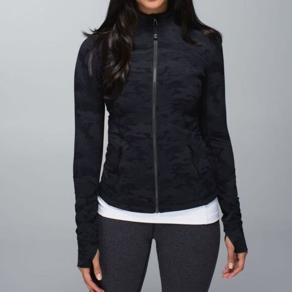 lululemon athletica Jackets & Blazers - Lululemon Forme Jacket - Savasana Camo New Black / Soot